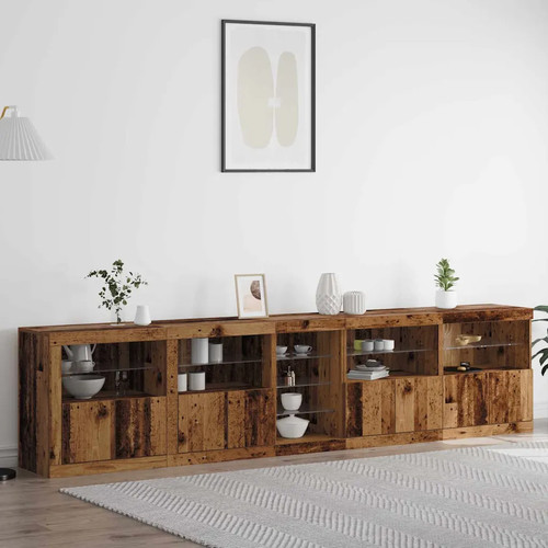 Buffet avec lumières led - buffet,