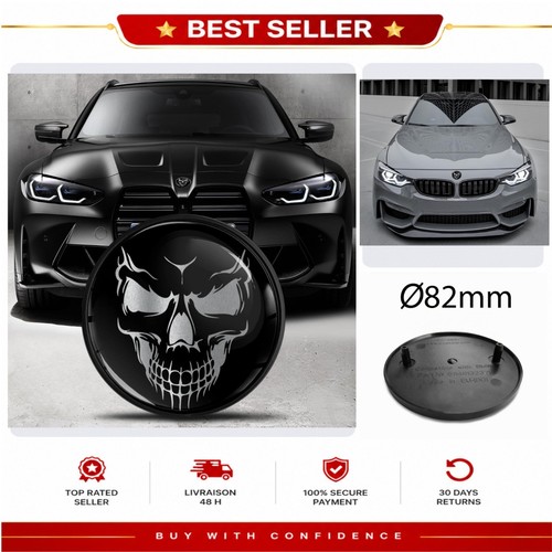 Emblème bmw noir capot - bmw, 82