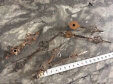 L OT ANCIENNE  AIGUILLES DE PENDULE OEIL DE BOEUF HORLOGE