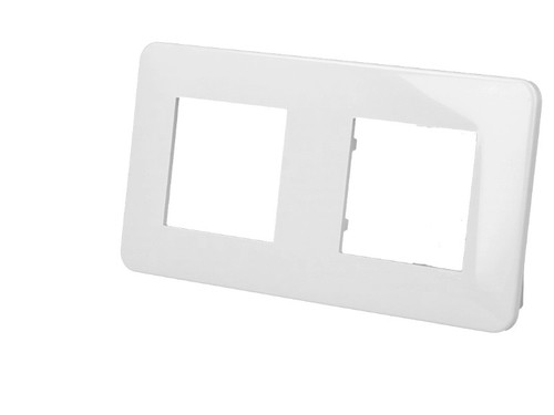 Plaque finition blanche - de,
