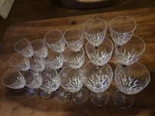 Lot de 18 Verres en  cristal