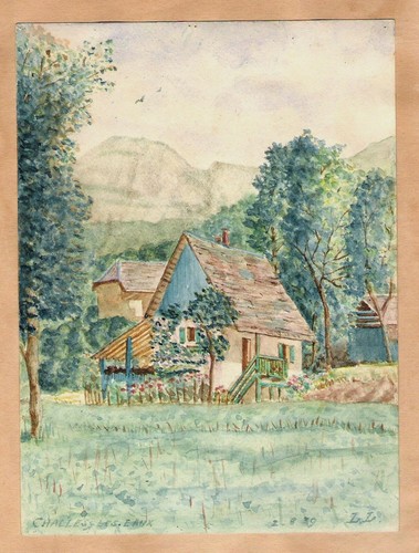 Gouache aquarelle sur canson - aquarelle,