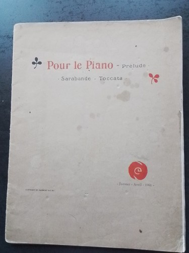 Partition ancienne debussy - partition,