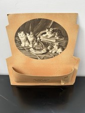 PORTE COURRIER ANCIEN PUBLICITAIRE CHAT 