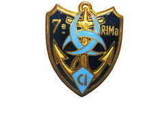 INSIGNE EMAIL DES TROUPES DE