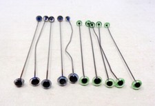 Lot 10 paires yeux en sulfure