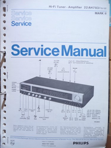 Manuel service philips 22 - manuel,