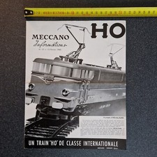 MECCANO  INFORMATION  1960