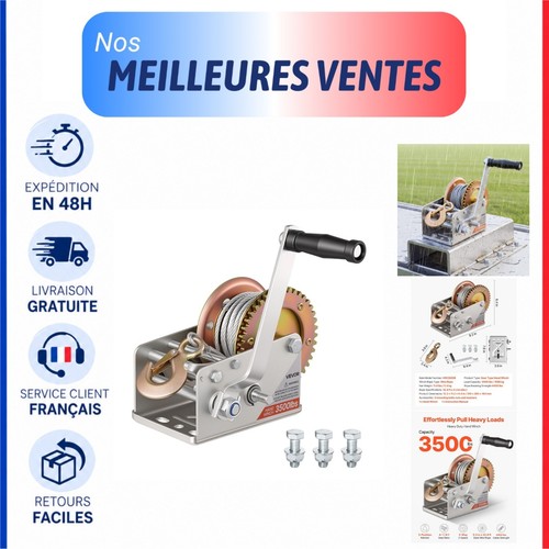 Vevor treuil manuel câble - vevor, à
