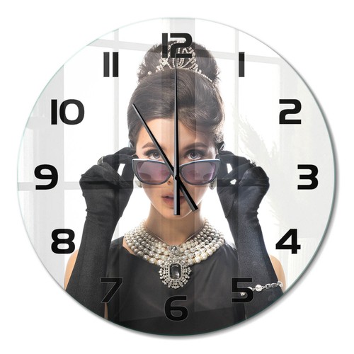 Horloge murale verre - murale, en