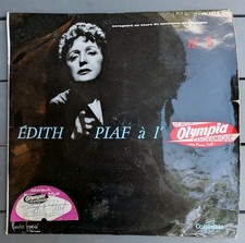 Édith Piaf – LP Columbia FS 1075 “À l’Olympia n°3” signé – Autographe...