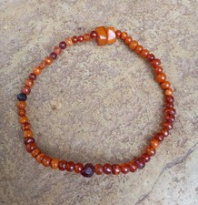 Ancien Collier Perles en Ambre