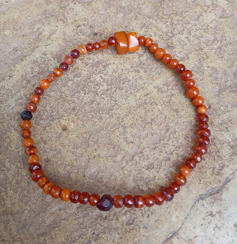 Ancien collier perles ambre - ancien, en