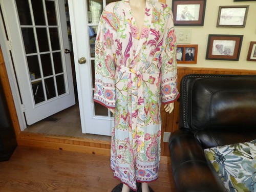 Zara floral kimono robe - zara~floral, kimono/robe~x/s