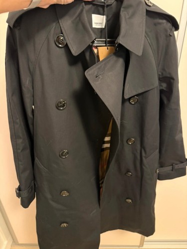 Trench coat noir burberry - coat,