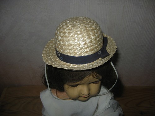 Ancien chapeau paille - en,