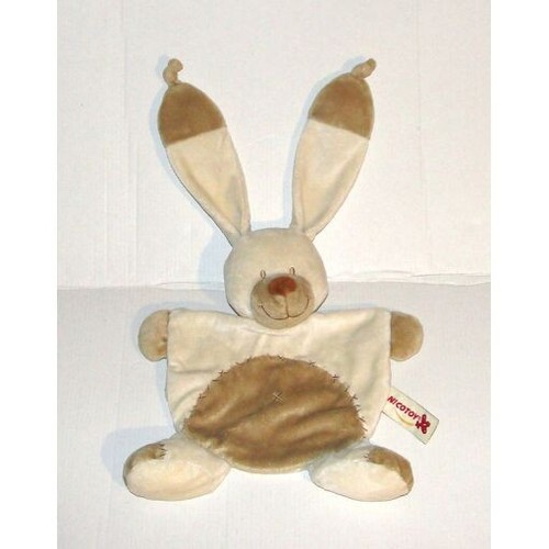 Doudou lapin bastien nicotoy - doudou,