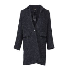 Maje manteau femme gris foncé - gris,