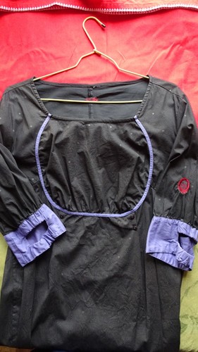 Robe longue manches courtes - robe,