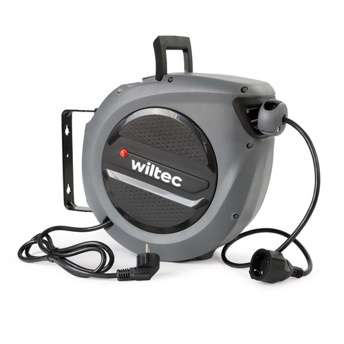 Wiltec enrouleur câble 15m - enrouleur,