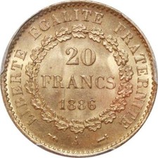 AA979 Rare France 20 Francs