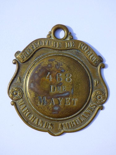 Plaque métier marchands - métier, -marchands