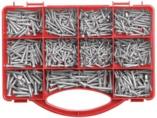 Set de Vis n°1 avec boîte de rangement - 500 pièces - Pearl