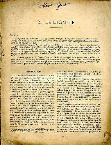 Lignite collectif 0 - 2.le,