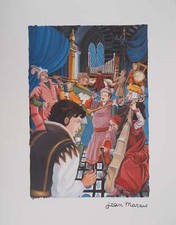 Jean MARAIS : La parade musicale, Quadrichromie signée