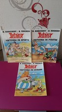 ASTERIX LOT 3 BD PUBLICITAIRE TOTAL HISTOIRES DE SPORTS DE PIRATES DE VOYAGES