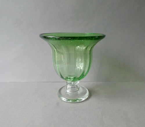 Vase médicis verre bullé - verre,