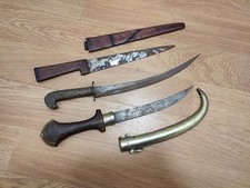 Lot couteaux Oriental Afrique Arabe Type Flissa koumya Kabyle Décoration Couteau