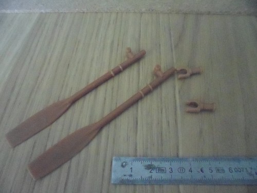 Rames marron avec attaches - rames,