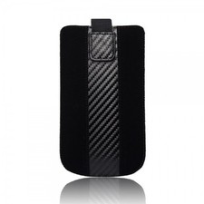 HOUSSE CUIR FORCELL CARBON