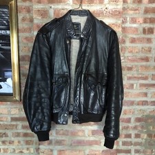 Vintage Dark Brown Cooper Leather Jacket Size:40