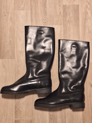 Bottes officier cuir - bottes, en