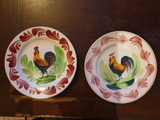 2 ASSIETTES PLATES TERRE DE