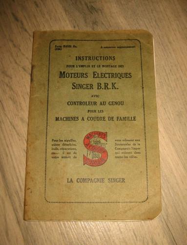 Notice mode emploi ancienne - notice, d'emploi