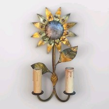 APPLIQUE DOUBLE EN MÉTAL DORE