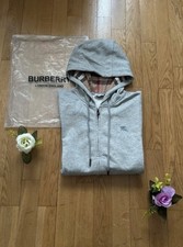 Veste / zip à capuche Burberry gris