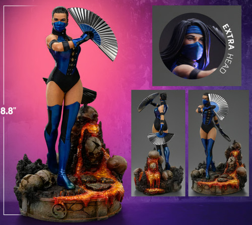 Mortal kombat kitana statue - mortal,