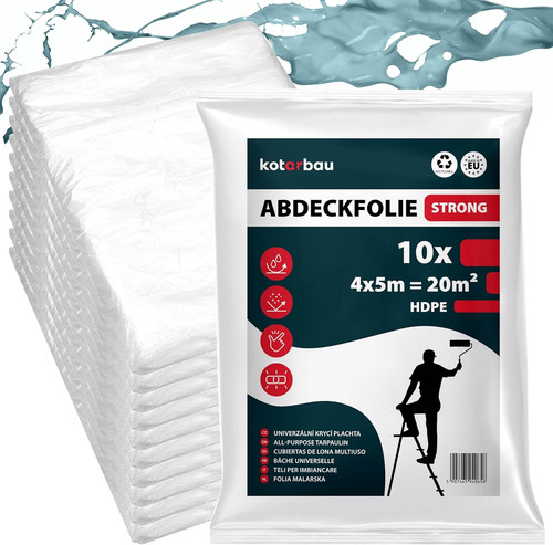 Lot 10 bâche plastique - lot,