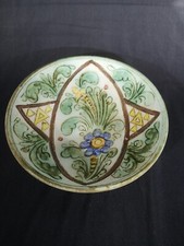 Superb ceramic plate signed