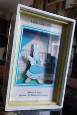 Ancienne boite  musicale , mouvement boite a musique avec lapin sauteur