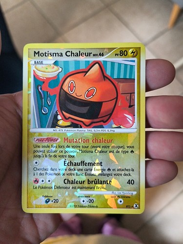 Carte pokémon motisma chaleur - carte,
