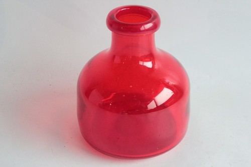 Kosta boda vase verre - verre, rouge