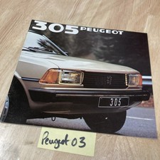 Peugeot 305 1980 GL GLD GR SR