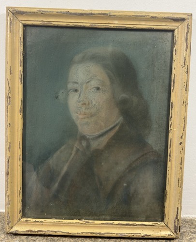 Pastel ancien xviiie siècle - ancien,