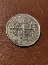 HALF CROWN 1921 GEORGE VI ARGENT 500‰ ROYAUME UNI / UNITED KINGDOM 1/2 CROWN 