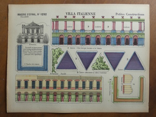 Maquette papier villa - papier,